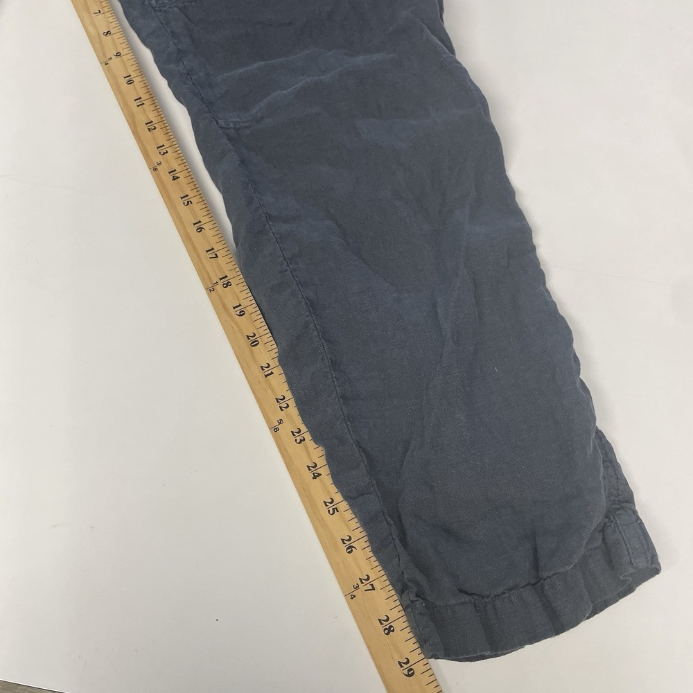 Faherty Pants Mens XXL Blue 100% Linen Drawstring Breathable Lightweight Beach - Picture 10 of 10